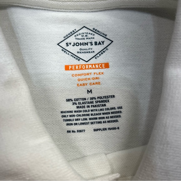 St. John’s Bay Performance Comfort Flex Quick-Dri Polo - Picture 7 of 12
